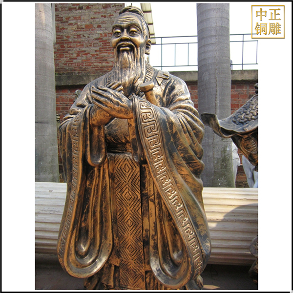 鑄銅孔子銅像加工