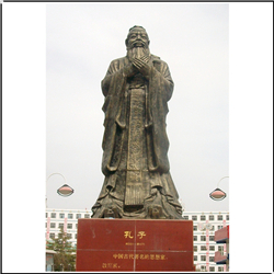 著名的孔子雕像鑄造